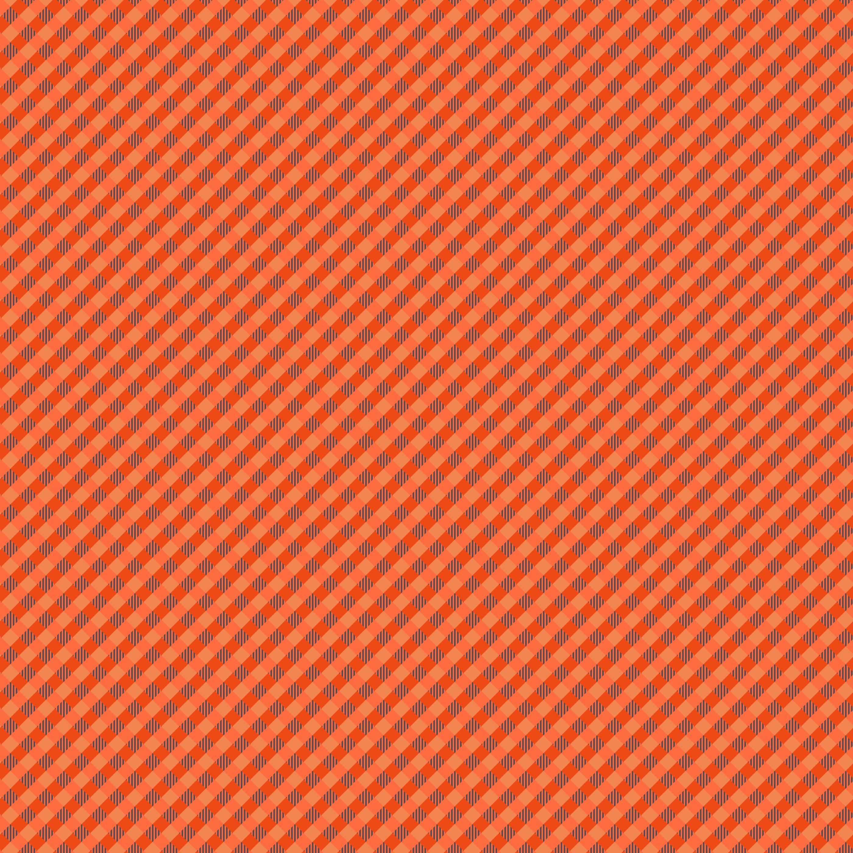 Riley Blake Autumn Gingham Pumpkin