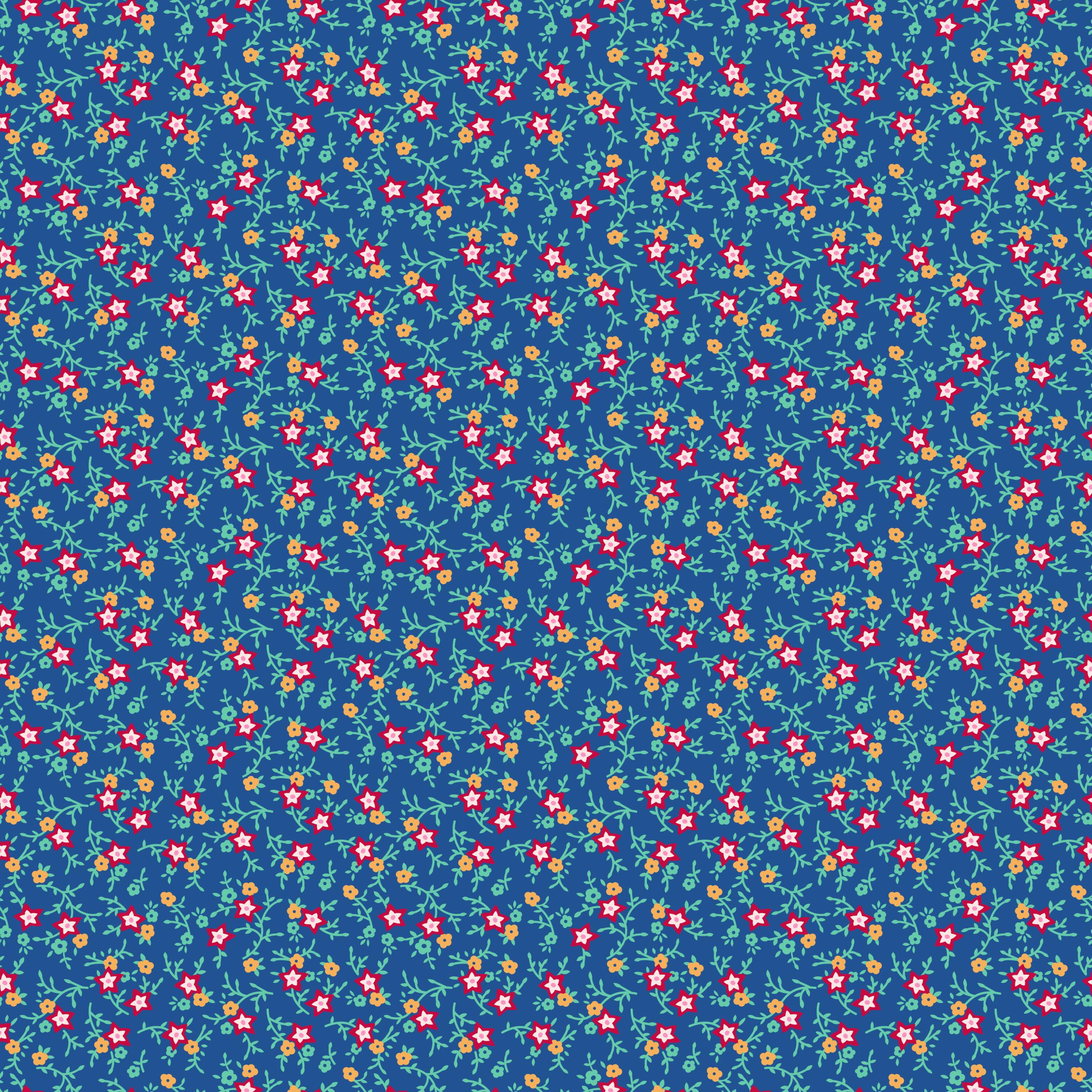 Riley Blake Americana July Dark Denim