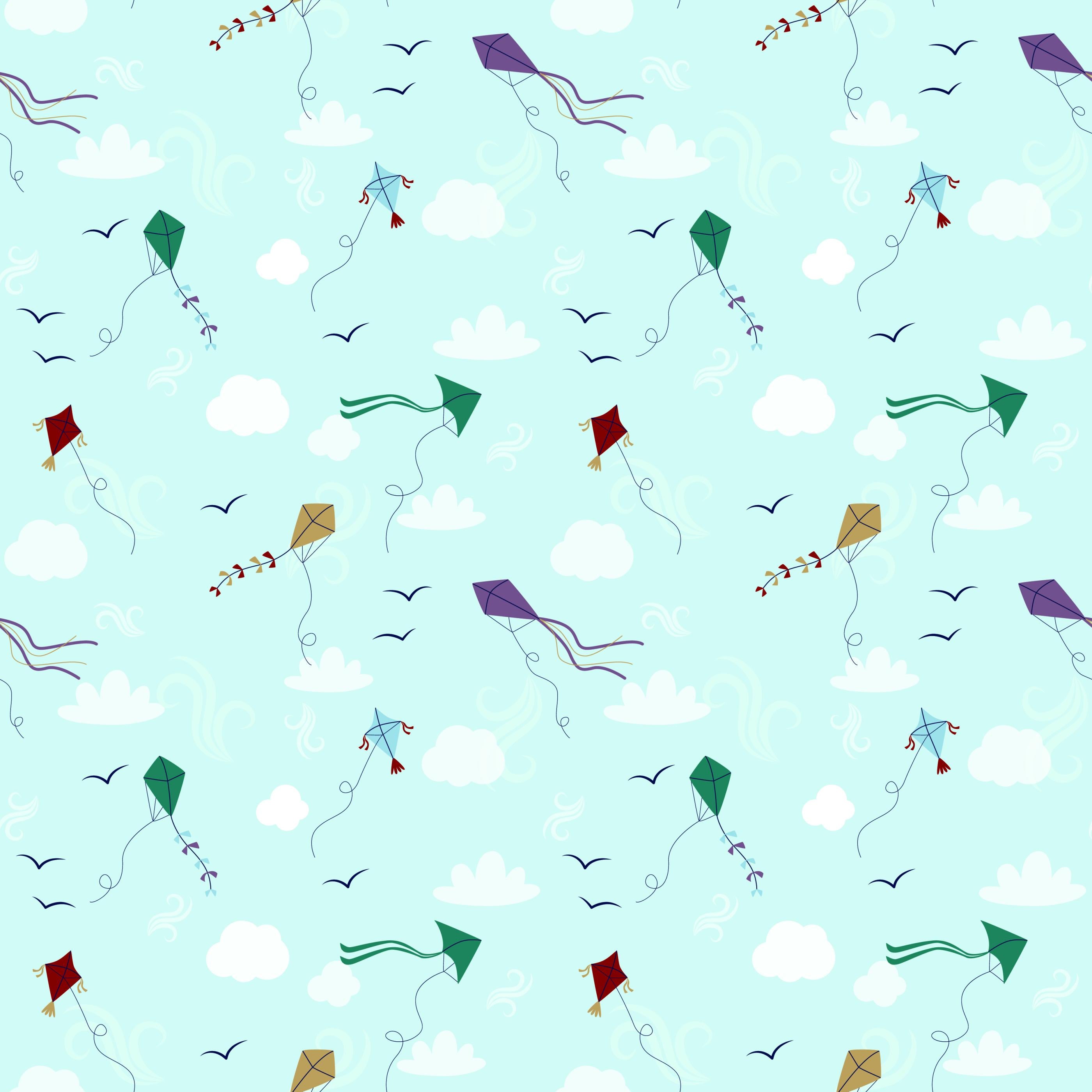 Riley Blake A Spoonful of Sugar Let’s Go Fly a Kite Sky
