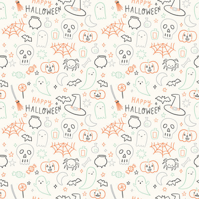 Riley Blake Frank and Friends Halloween Icons Cloud C17476-CLOUD