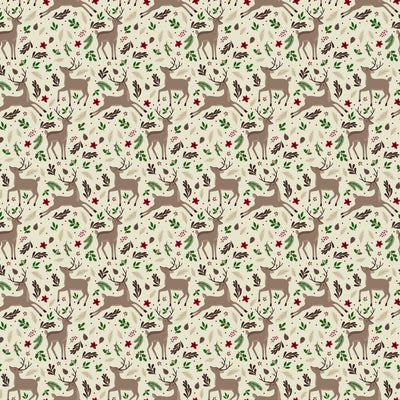 Riley Blake Christmas Time Deer Linen