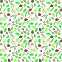 Riley Blake Colorful Critters Botanical White
