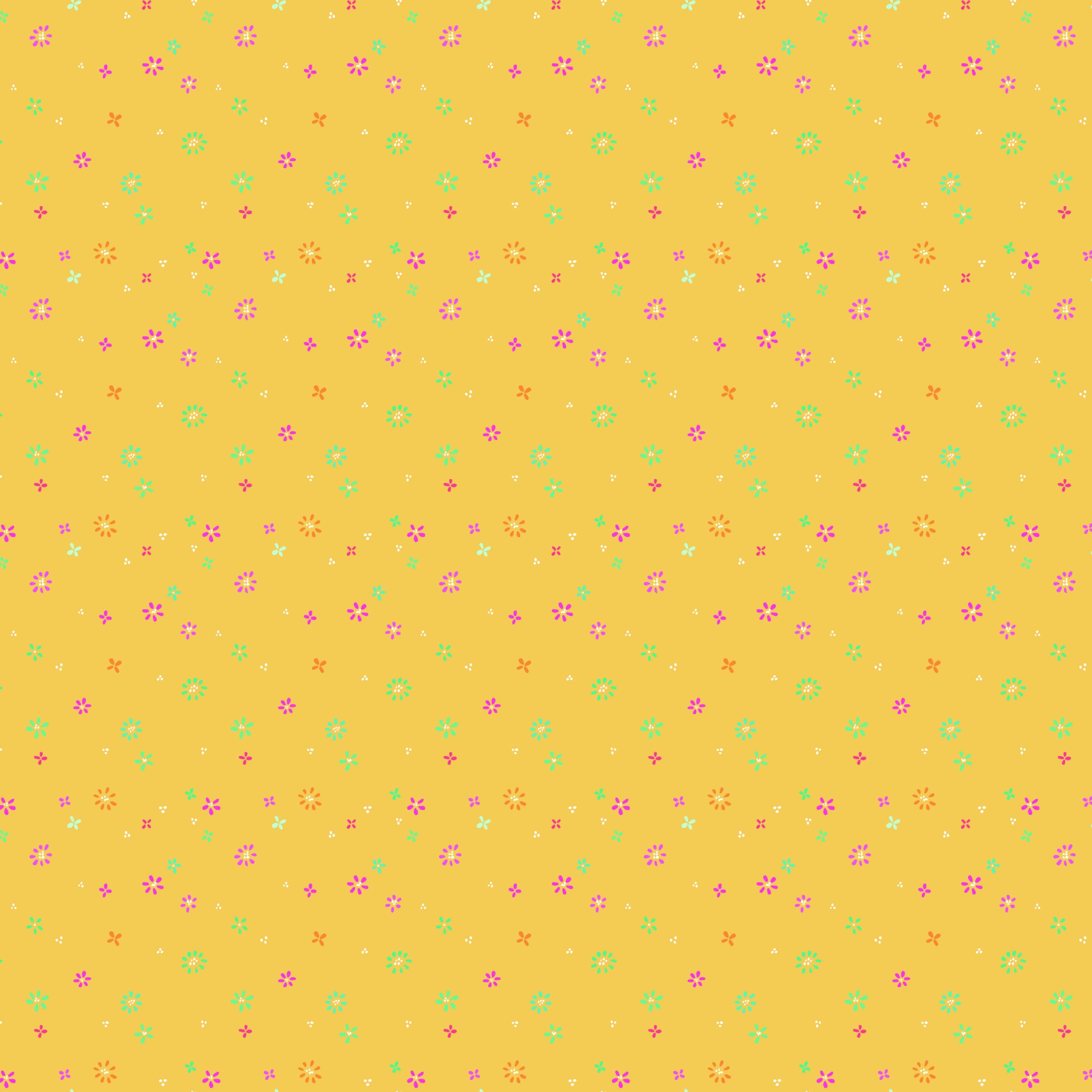 Riley Blake Chasing Rainbows Garden Sprinkles Daffodil