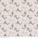 Riley Blake Story Land Mermaids Shell C18302-SHELL cotton fabric by Sarah Jane