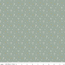 Riley Blake Story Land Fairy Lights Green C18305-GREEN cotton fabric by Sarah Jane