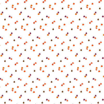 Riley Blake Seasonal Basic Pumpkins White