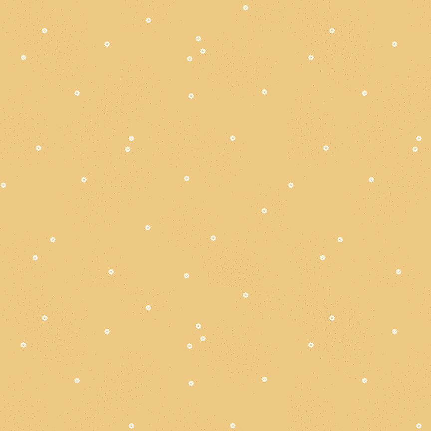 Riley Blake Dainty Daisy Honey C665-HONEY by Beverly McCullough