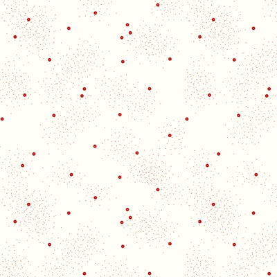 Riley Blake Dainty Daisy on Cloud Barn Red