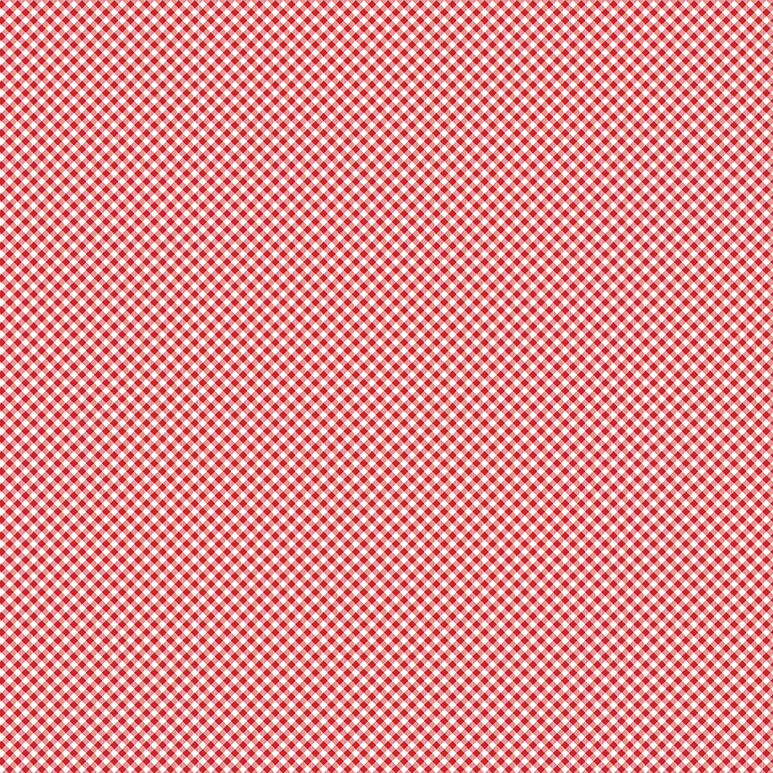 Riley Blake Seasonal Basics Gingham Red C777-RED by Christopher Thompson