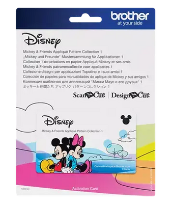 Brother Disney Mickey and Friends Applique Pattern