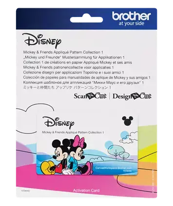 CADSNP03 Disney Mickey and Friends Applique Pattern Collection #1