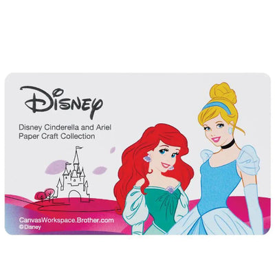 Brother Disney Cinderella & Ariel Design Pattern Collection (CADSNP07)