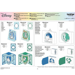 Brother Disney Cinderella & Ariel Design Pattern Collection (CADSNP07)