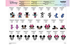 Brother Disney Mickey Mouse & Minnie Mouse Collection (CADSNP10)