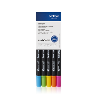 Brother Calligraphy Pen Set – Tropical 5 Color