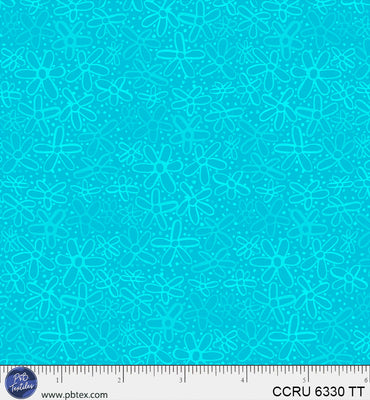 P&B Textiles Color Crush - Doodle Flower Allover (TT)
