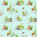 Riley Blake Peter Rabbit and Benjamin Bunny Main Blue