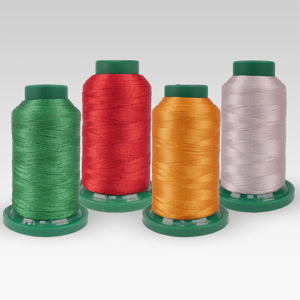 Exquisite Holiday Collection Thread Quartet - 4 Colors, 1000m Cones
