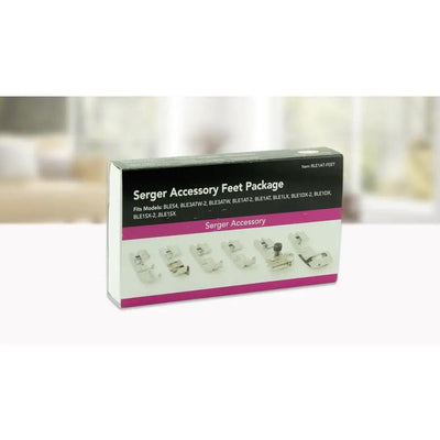 Serger Foot Pkg 6pc BLS3 BLS1 BLE3ATW3 BLE3ATW2 BLE1AT2 BLE1SX2 BLE1DX2