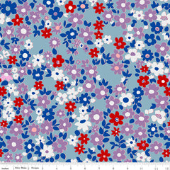 Riley Blake Mid Weight Mesh Print 1 F002-MWM-PRINT1 with ruler
