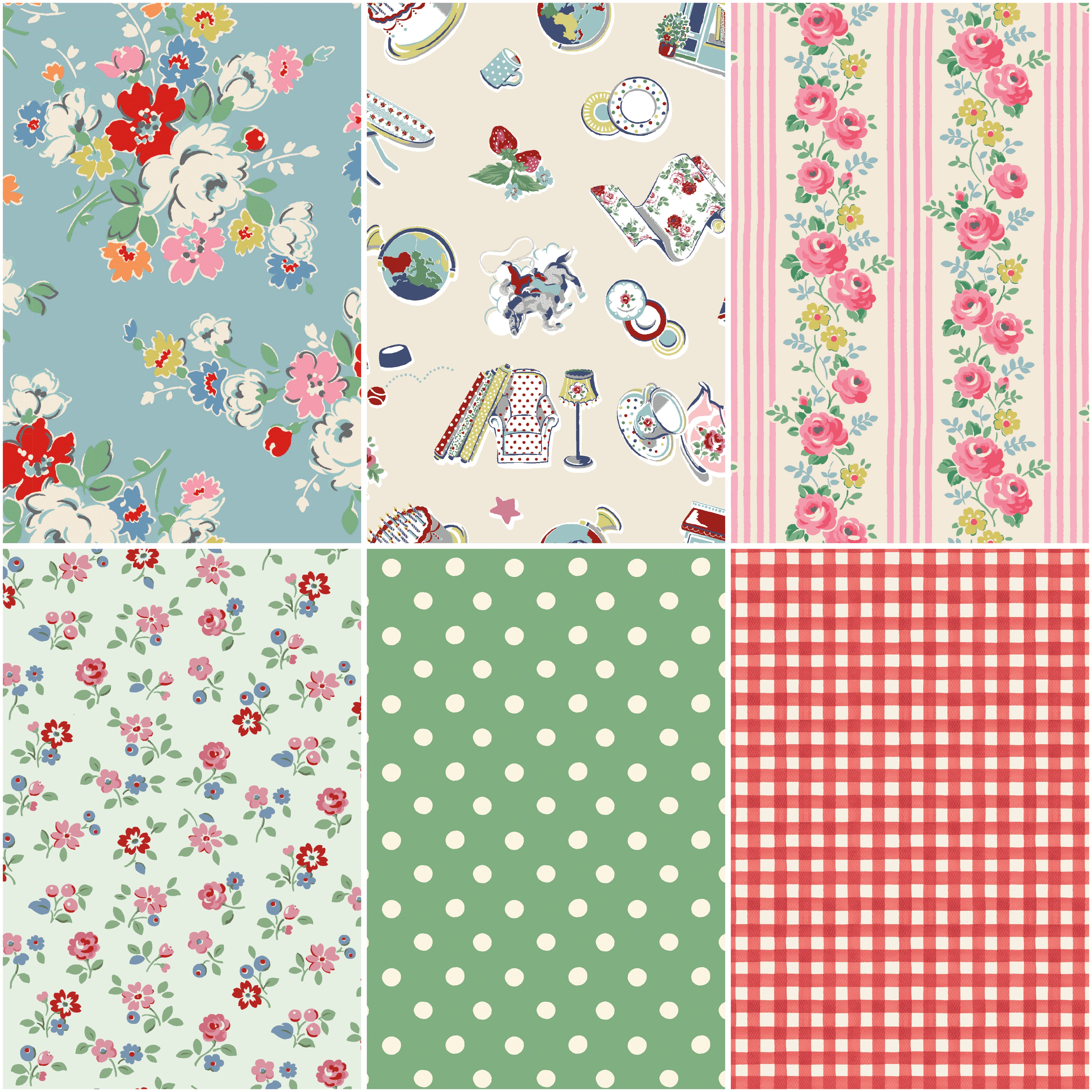 Riley Blake Cath Kidston Signature Collection - assorted prints - by the yard