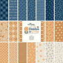 Riley Blake Denim & Daisy 21-piece fat quarter bundle by Lori Holt