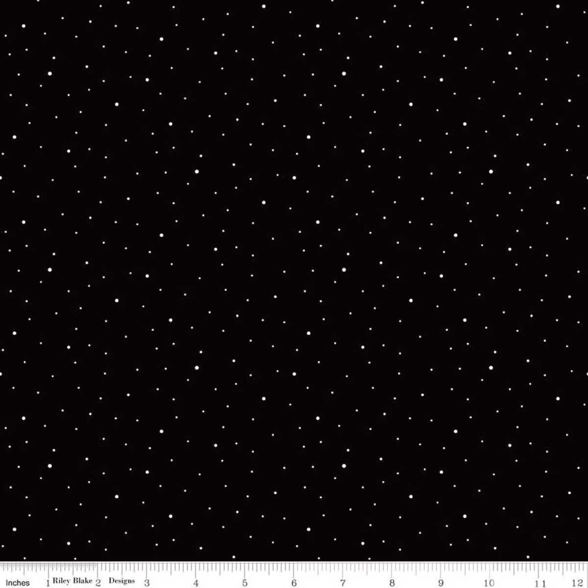 Riley Blake Dapple Dot Color Black