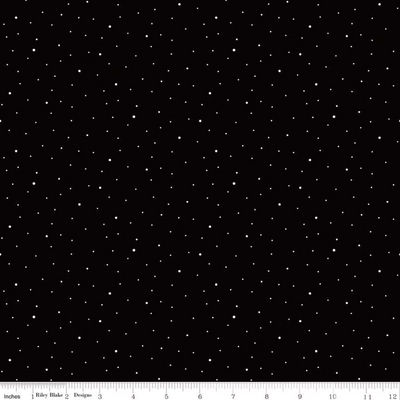 Riley Blake Dapple Dot Color Black
