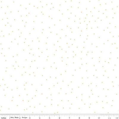Riley Blake Pin Dot Honey C705-HONEY - Lori Holt - 43"/44" quilting cotton - by the 1/4 yard