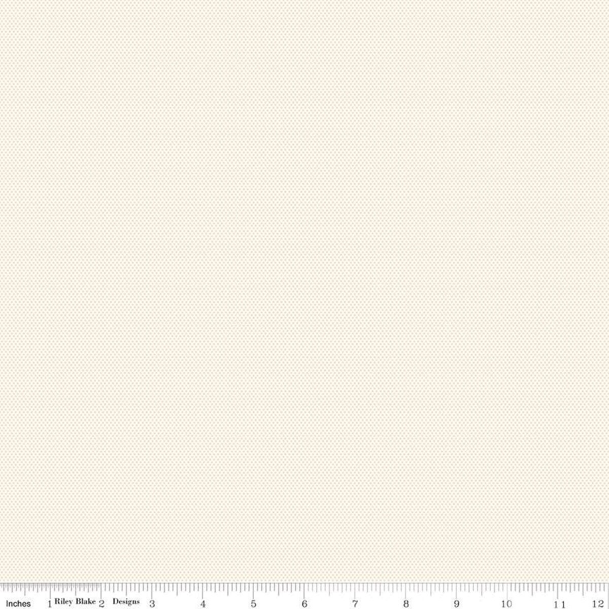 Riley Blake POParazzi Cream C805-CREAM - RBD Designers - 43"/44" quilting cotton - by the 1/4 yard