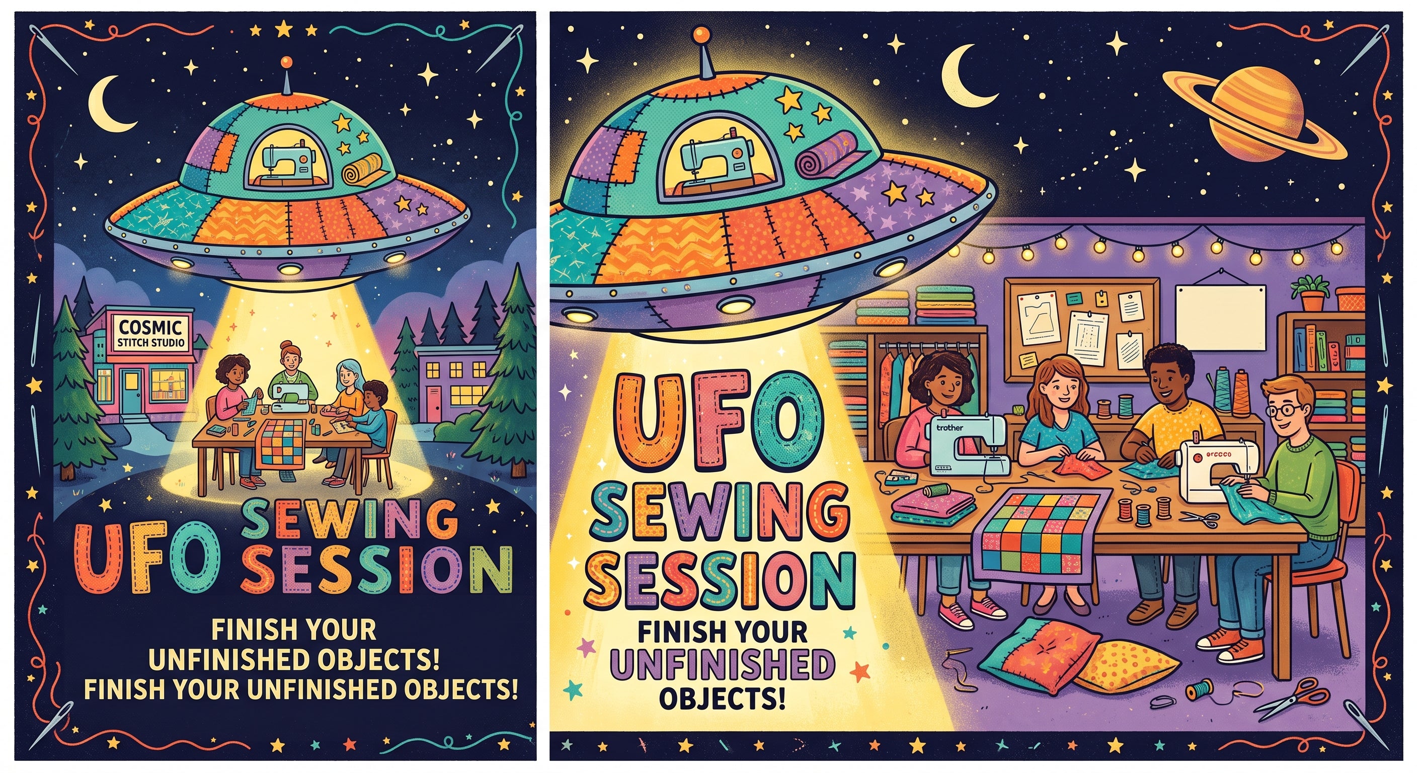 UFO Sewing Session