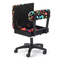 Arrow Hydraulic Sewing Chair - Black Notions