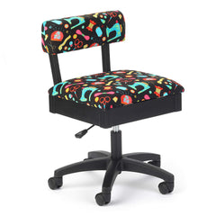 Arrow Hydraulic Sewing Chair - Black Notions