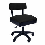 Arrow Hydraulic Sewing Chair- Baroness Black
