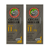 Sharp Point Needle Size 11/75 for Sewing (2 packs of 5)