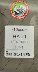 Titanium Organ Needles for Sewing and Embroidery Size 90/14 (package of 10)