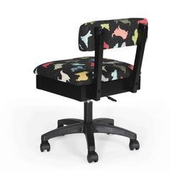 Arrow Hydraulic Sewing Chair in Black- Good Dog