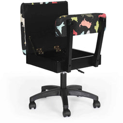 Arrow Hydraulic Sewing Chair in Black- Good Dog