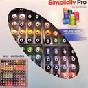 Brother BEST 100 THREAD KIT - Includes 100 High Shine, Mini-King spools ETPBEST100