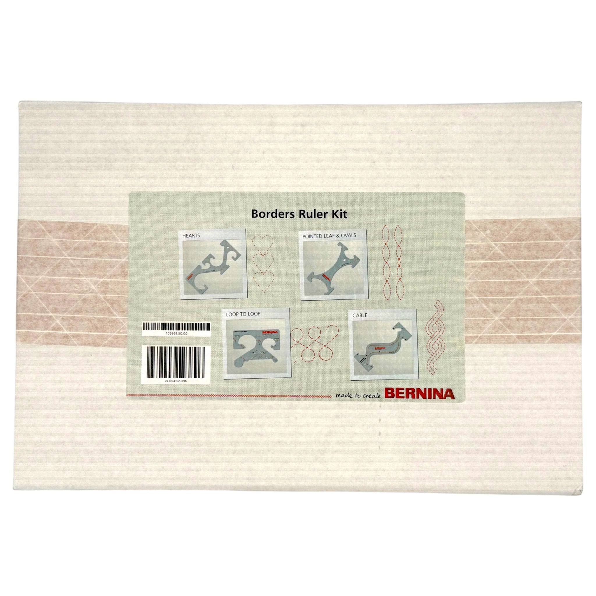 Bernina Border Ruler Kit (4 Pcs)