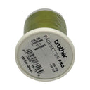 Brother Winter Green 100% Polyester Color Fast, High Shine Embroidery Thread ETP01086