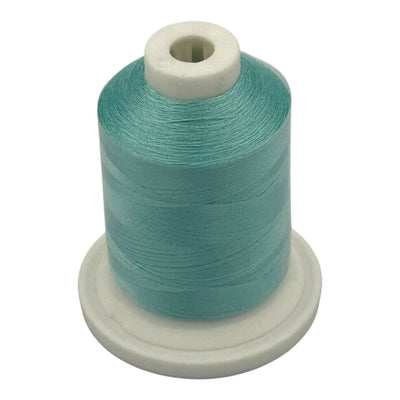 Brother Mint Blue 100% Polyester Color Fast, High Shine Embroidery Thread ETP01048