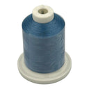 Brother Slate Blue 100% Polyester Color Fast, High Shine Embroidery Thread ETP01033