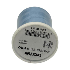 Brother Baby Blue 100% Polyester Color Fast, High Shine Embroidery Thread ETP0026