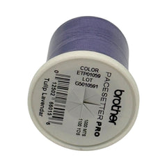 Brother Tulip Lavender 100% Polyester Color Fast, High Shine Embroidery Thread ETP01059