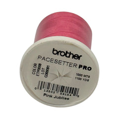 Brother Pink Jubilee 100% Polyester Color Fast, High Shine Embroidery Thread ETP0008