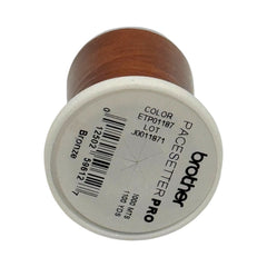 Brother Bronze 100% Polyester Color Fast, High Shine Embroidery Thread ETP01187