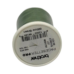 Brother Willow Green 100% Polyester Color Fast, High Shine Embroidery Thread ETP01179