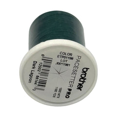 Brother Dark Lagoon 100% Polyester Color Fast, High Shine Embroidery Thread ETP01198