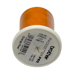 Brother Orange Peel 100% Polyester Color Fast, High Shine Embroidery Thread ETP0112